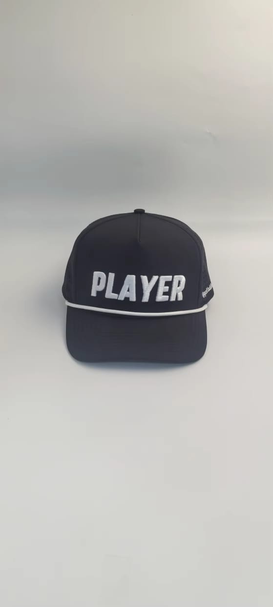 PLAYER HAT BLACK