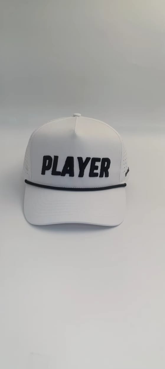 PLAYER HAT WHITE